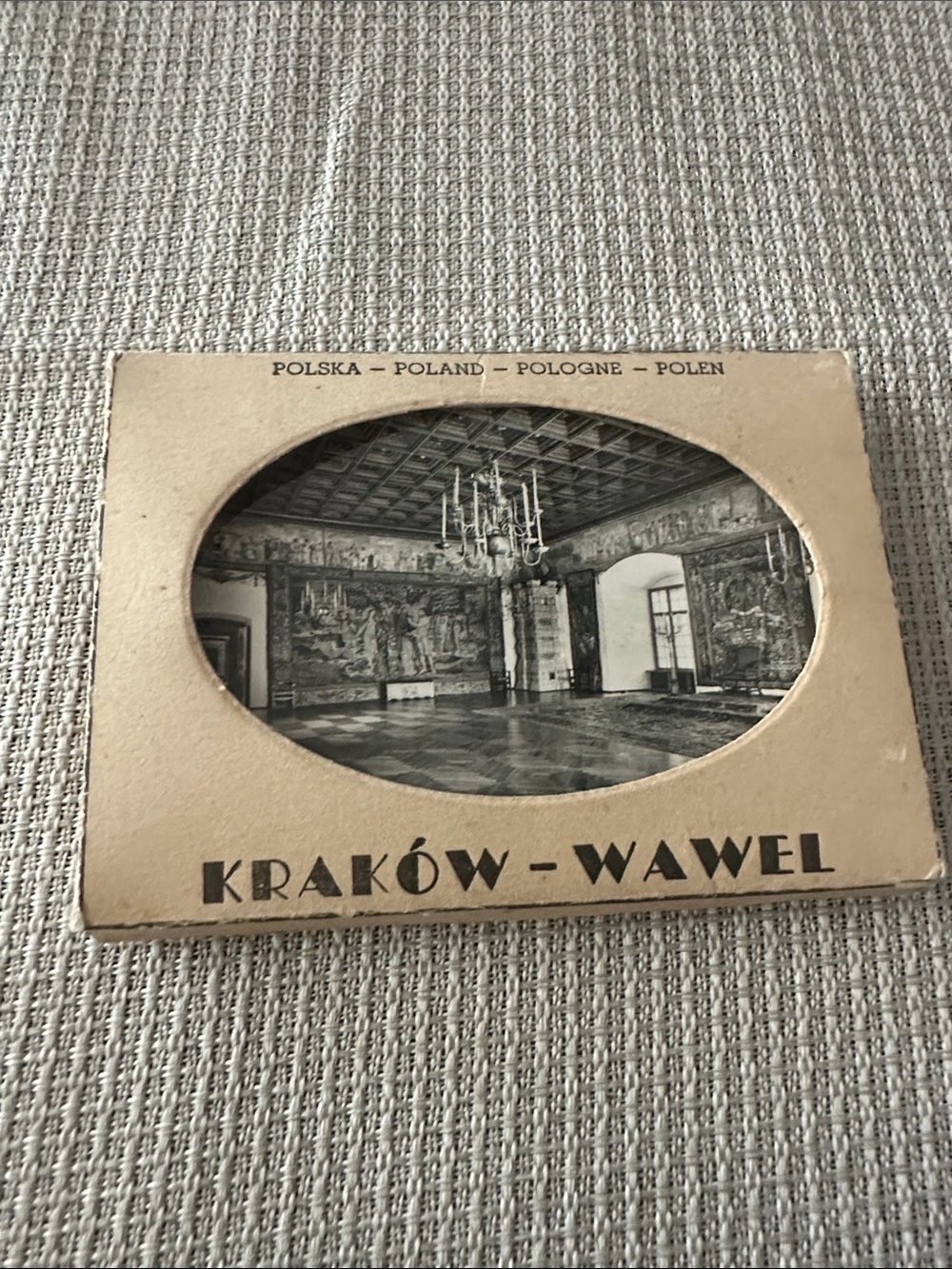 Kraków - Wawel Vintage Postcard Set (Beige Cover)